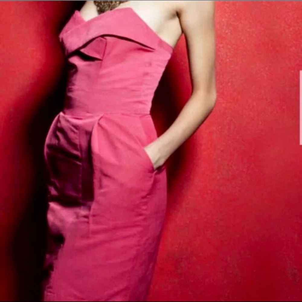 Long Tall Sally pink mini party dress 8 Tall